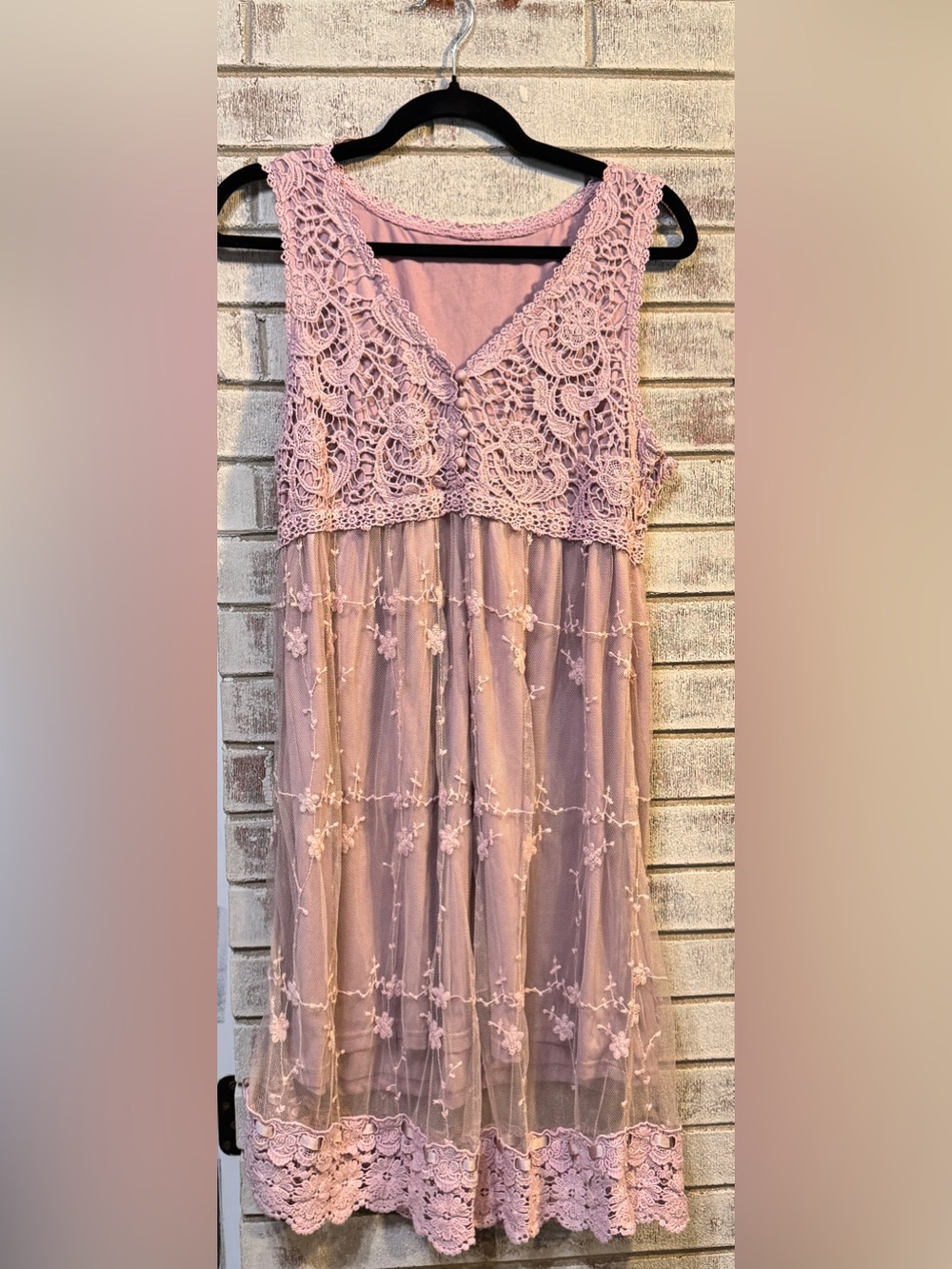 Ryu Vintage light purple lace dress